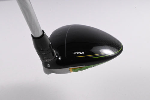 Callaway Epic Flash #3 Wood / 15 Degree / Stiff Flex Evenflow Green 65 Shaft
