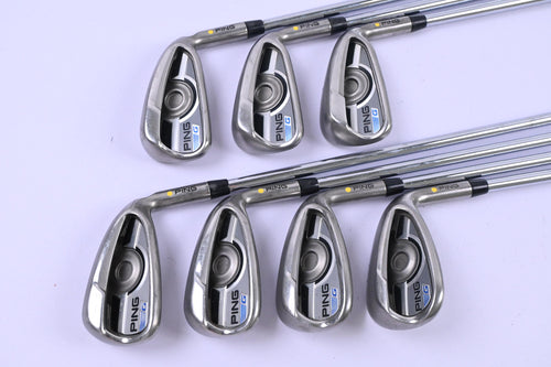 Ping G Series Irons / 5-PW+SW / Yellow Dot / Regular Flex Ping AWT 2.0 Shafts