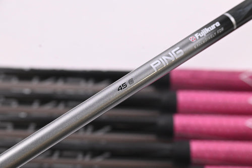 Ladies Ping G430 Irons / 6-PW+45°+54° / Red Dot / Senior Flex Ping Alta Quick 45