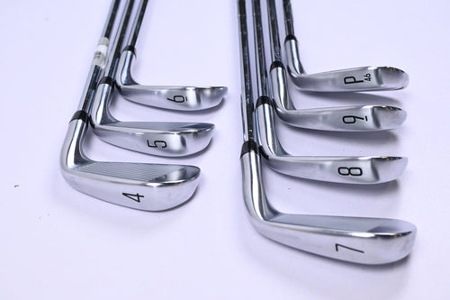 Left Hand Titleist T100 2023 Irons / 4-PW / Stiff Flex AMT White S300 Shafts