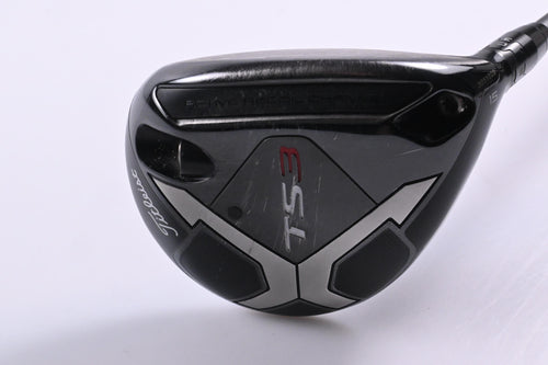 Titleist TS3 #3 Wood / 15 Degree / Stiff Flex HZRDUS Smoke Black 70 Shaft