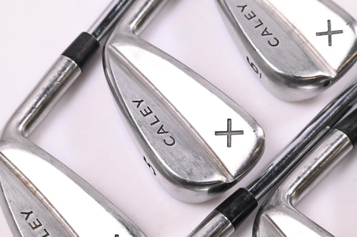 Caley Irons / 4-PW / Stiff Flex Steel Shafts / No #9 Iron