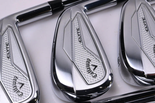 Callaway Elyte Irons / 4-PW+GW / Stiff Flex Vector 90 Shafts