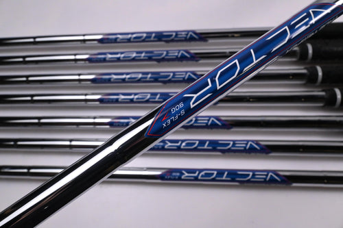 Callaway Elyte Irons / 4-PW+GW / Stiff Flex Vector 90 Shafts