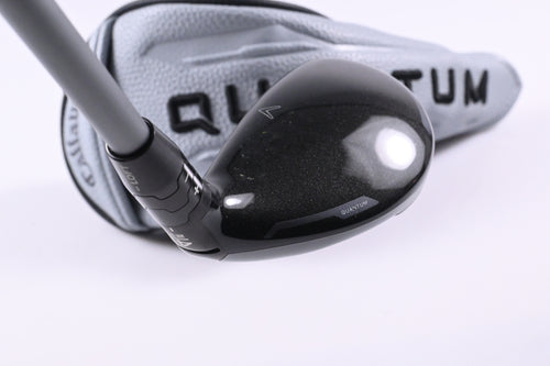 Callaway Quantum Max #4 Hybrid / 21 Degree / Regular Flex Denali Frost Silver 60