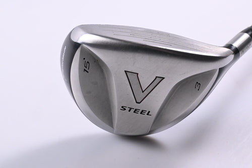 Taylormade V-Steel #3 Wood / 15 Degree / Stiff Flex M.A.S Ultralite Shaft