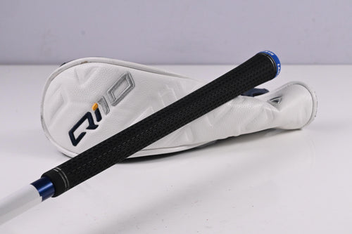 Left Hand Taylormade Qi10 #4 Hybrid / 22 Degree / Stiff Flex Ventus TR Blue 7