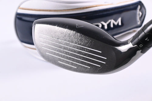 Callaway Paradym #4 Hybrid / 21 Degree / Regular Flex HZRDUS GEN4 Silver 65 Shaft