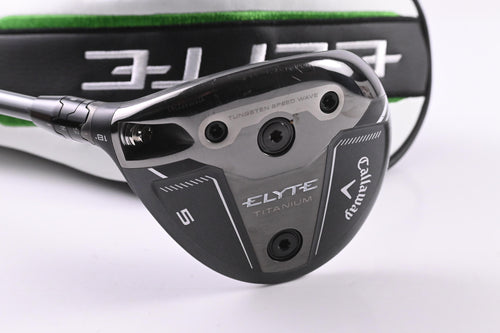 Left Hand Callaway Elyte Ti #5 Wood / 18 Degree / Regular Flex Denali Charcoal