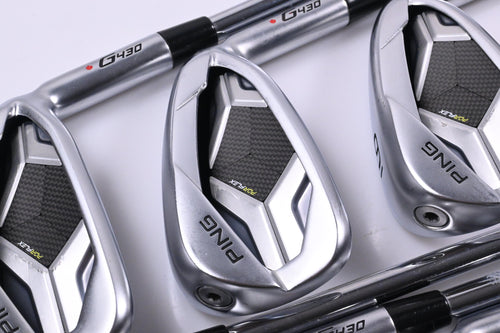 Ping G430 Irons / 7-PW+45°+50°+54° / Red Dot / Regular Flex Ping AWT 2.0 Shafts