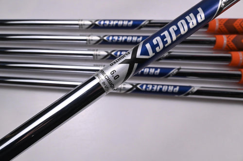 Mizuno MP-H5/MP-5 Irons / 5-PW / Stiff Flex Project X Flighted Shafts