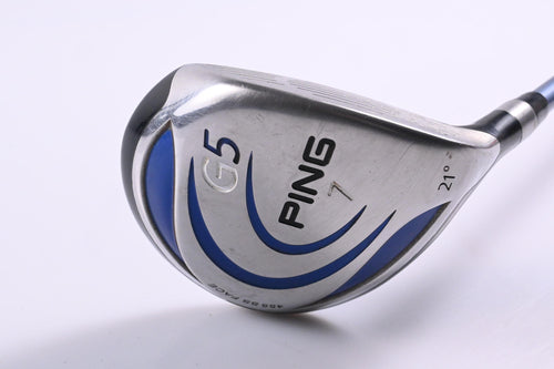 Ladies Ping G5 #7 Wood / 21 Degree / Ladies Flex Ping TFC 100 F Shaft