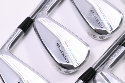Cobra King Forged One Length Irons / 4-PW+GW / Stiff Flex KBS $-Taper Lite