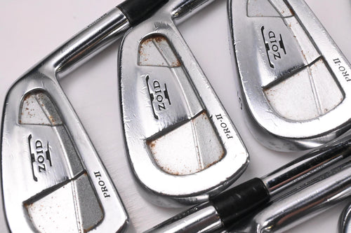 Mizuno T-Zoid Pro II Irons / 3-PW+SW / X-Flex Rifle Precision Shafts