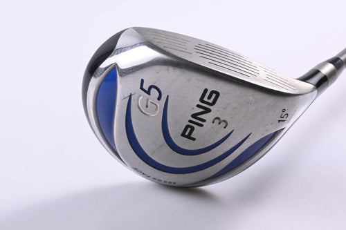 Ping G5 #5 Wood / 15 Degree / Regular Flex Ping TFC 100 F Shaft