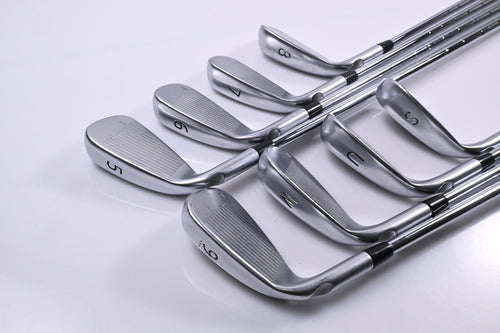 Ping G400 Irons / 5-PW+UW+SW / Green Dot / Stiff Flex KBS Tour 120 Shafts