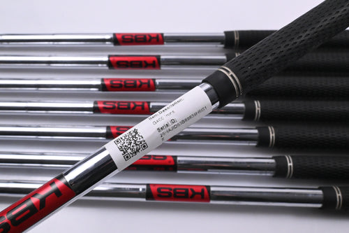 Ping G400 Irons / 5-PW+UW+SW / Green Dot / Stiff Flex KBS Tour 120 Shafts