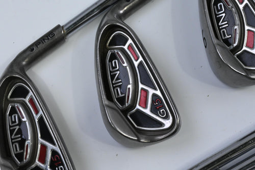 Ping G15 Irons / 4-PW+SW / Black Dot / Regular Flex Ping AWT Shafts