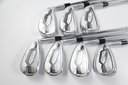 Callaway Quantum Max OS Irons / 5-PW+SW / Regular Flex Elevate 85 Shafts