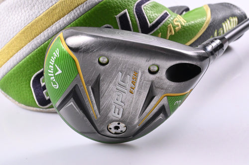 Callaway Epic Flash #3 Wood / 15 Degree / Stiff Flex HZRDUS Smoke Black 75 Shaft