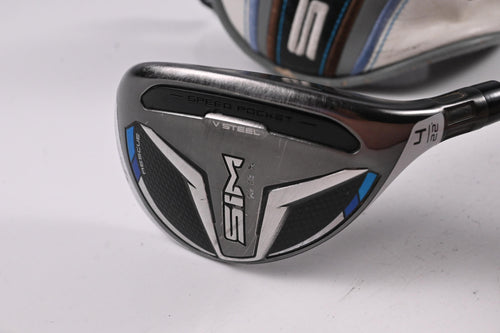 Taylormade SIM Max #4 Hybrid / 22 Degree / Stiff Flex Ventus Blue 7 Shaft