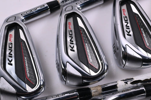 Cobra King F9 Irons / 4-PW+GW / Stiff Flex KBS Tour 90 Shafts