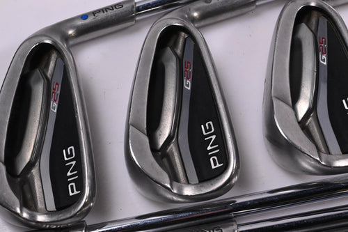 Ping G25 Irons / 5-PW+SW / Blue Dot / Regular Flex Ping CFS Shafts