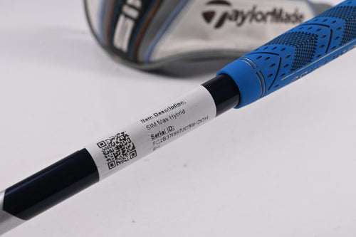 Taylormade SIM Max #4 Hybrid / 22 Degree / Stiff Flex Ventus Blue 7 Shaft