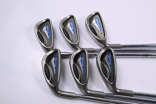 Left Hand Ping G2 Irons / 6-PW+SW / Green Dot / Regular Flex Ping Shafts
