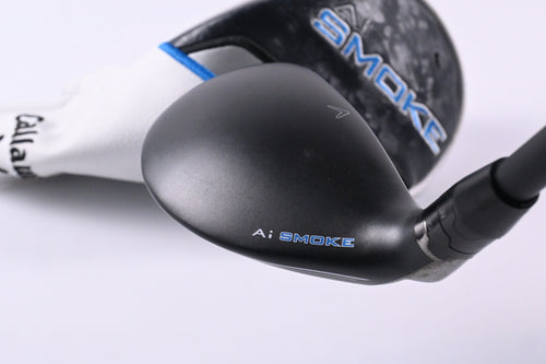 Left Hand Callaway Paradym Ai Smoke HL #3 Hybrid / 18 Degree / Regular Flex Cypher 50 Shaft
