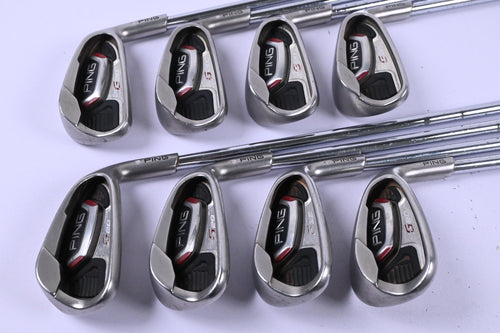 Ping G20 Irons / 5-PW+GW+SW / Silver Dot / Regular Flex Ping CFS Shafts