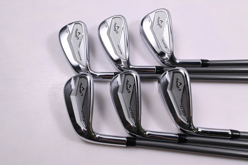 Left Hand Callaway Elyte HL Irons / 7-PW+GW+SW / Senior Flex Denali Charcoal 55