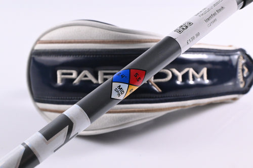 Callaway Paradym #3 Hybrid / 18 Degree / Regular Flex HZRDUS Silver 65 Shaft