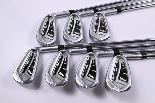 Ping i20 Irons / 4-PW / Yellow Dot / Stiff Flex Ping CFS Shafts