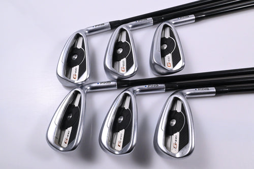 Ping G400 Irons / 5-PW / Blue Dot / Senior Flex Ping Alta CB Shafts