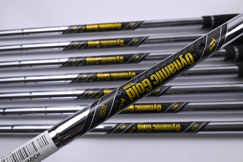 Ping i530 Irons / 4-PW+GW / Black Dot / Stiff Flex Dynamic Gold Mid 115 S300