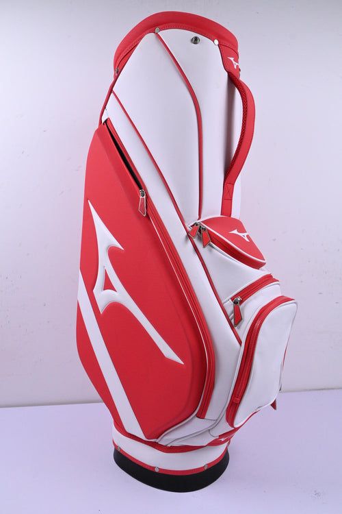 Mizuno Cart Bag / 5-Way Divider / Red & White