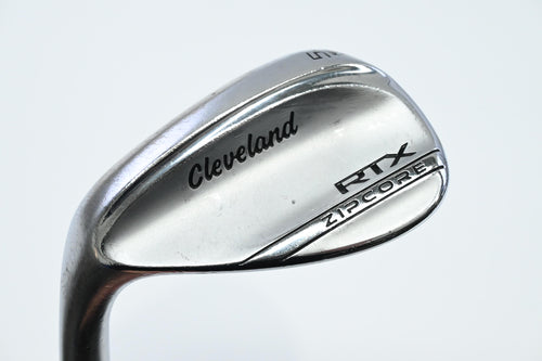 Left Hand Cleveland RTX ZipCore Lob Wedge / 54 Degree / Wedge Flex Dynamic Gold