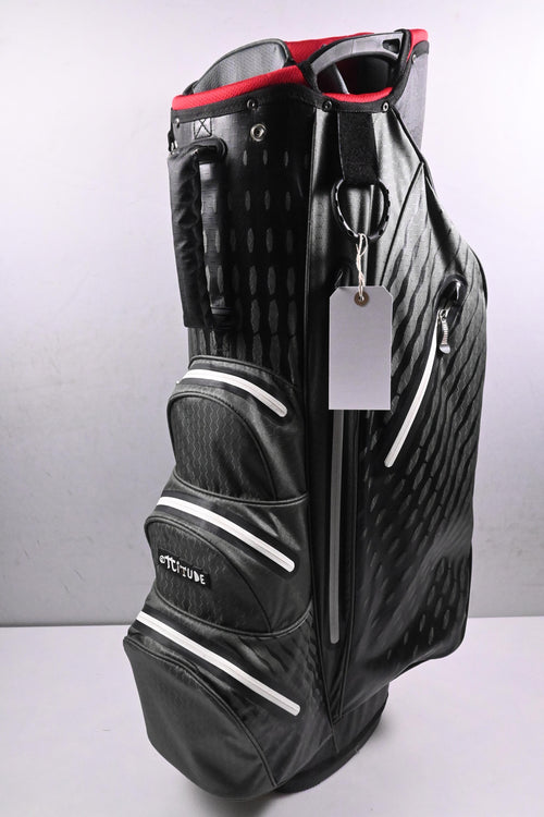 Lynx Attitude Waterproof Cart Bag / 14-Way Divider / Grey, Red