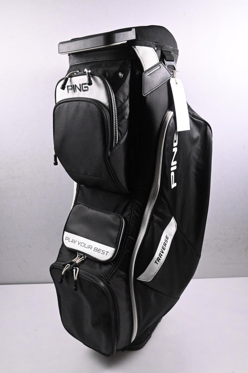 Ping Traverse Cart Bag / 14-Way Divider / Black, White