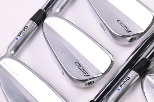 Ping i500 Irons / 4-PW / Blue Dot / Regular Flex Dynamic Gold 105 R300 Shafts