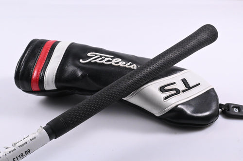 Titleist TS2 #3 Wood / 16.5 Degree / Regular Flex Hzrdus Smoke Black 70 Shaft
