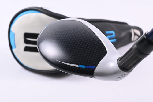 Left Hand Taylormade SIM2 Max #4 Hybrid / 22 Degree / Stiff Flex Ventus Blue 7