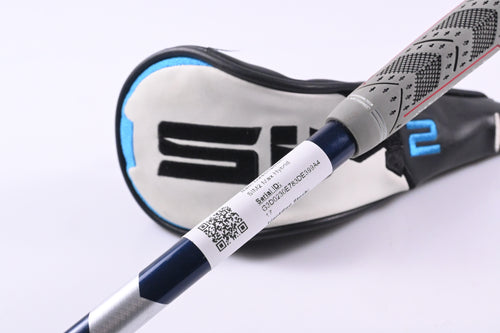 Left Hand Taylormade SIM2 Max #4 Hybrid / 22 Degree / Stiff Flex Ventus Blue 7