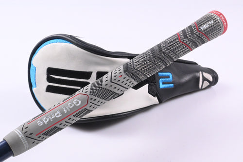 Left Hand Taylormade SIM2 Max #4 Hybrid / 22 Degree / Stiff Flex Ventus Blue 7