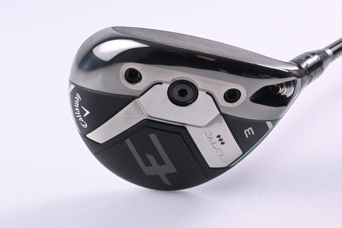 Callaway Elyte Triple Diamond #3 Wood / 15 Degree / Stiff Flex Denali Frost