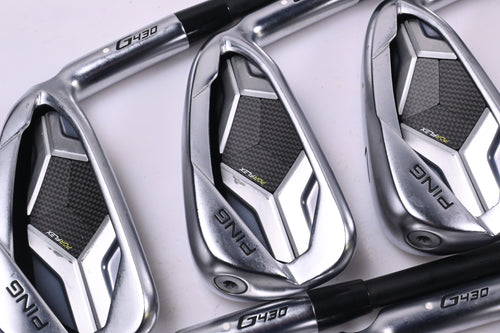 Ping G430 Irons / 5-PW+45°+54° / White Dot / Senior Flex Ping Alta CB Black