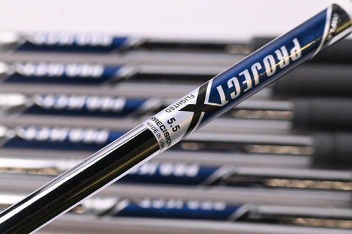 Ping i525 Irons / 4-PW / Blue Dot / Regular Flex Project X Flighted Shafts