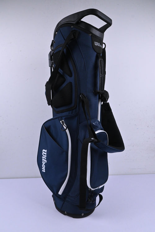 Wilson EXO Lite Stand Bag / 4-Way Divider / Blue & White