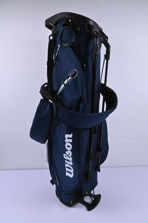 Wilson EXO Lite Stand Bag / 4-Way Divider / Blue & White